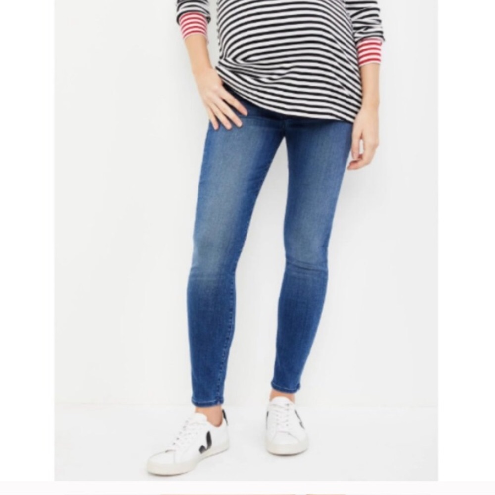 MOTHER Secret Fit Belly Ankle Maternity Jeans - 26
